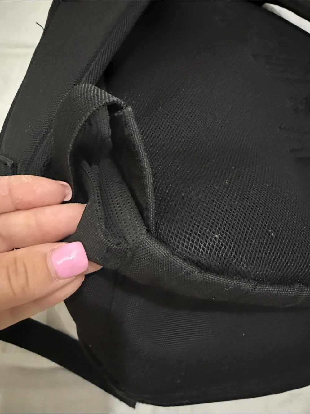 Jordan Black Backpack with Red Jumpman Accent